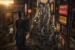 商店街で昇天回