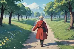 老いて往く