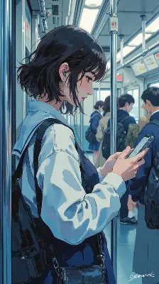一駅分の片想い／スマホ壁紙アーカイブ