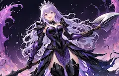 斧を振り回し、毒を愛する戦姫「ヴェノムナイト」