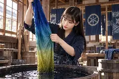 空気が染める青