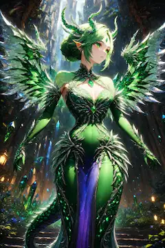 翡翠光のドラゴン