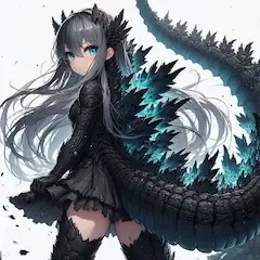 Godzilla lolita dress