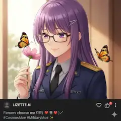 蝶々とカオスとコスモスと