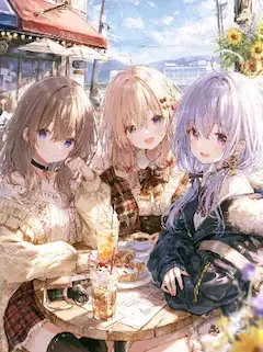 陽だまりカフェで紡ぐ三人の記憶。