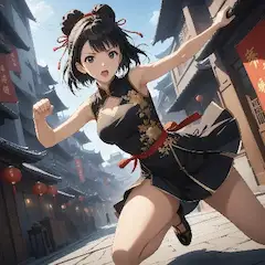 黒いドレスの少女