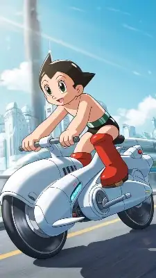 アトムと未来の自転車🚲