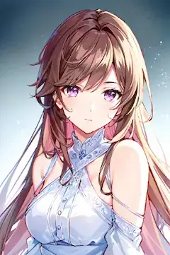 栗色髪の女性２