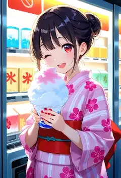 「美味しそうな匂い…次はあっちの屋台に行ってみよっ♪」