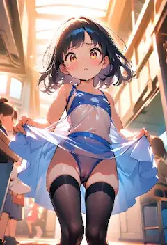 演劇部の透け衣装