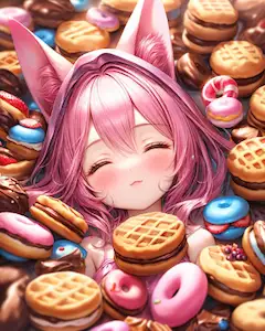 お菓子の夢を見る