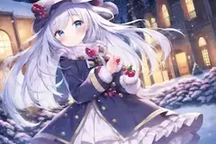銀髪の少女