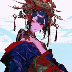雪原に咲く紅の麗人