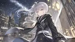 銀髪のクールな女の子2