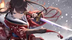 カタナ持ち練習。