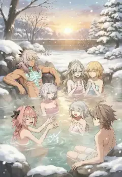 ジークフリート一家の楽しい冬休みの温泉♨️