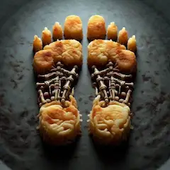 天麩羅の足跡
