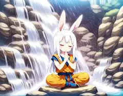 水遊びついでに修行だぜぇい！