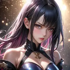 妖艶な黒髪の戦士