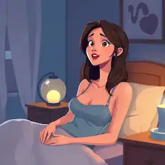 深夜の驚き美女