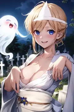 お化けな金髪さん(N)