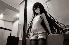 廃墟の中で