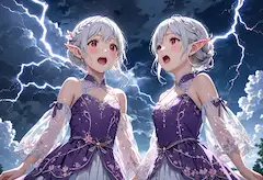 雷鳴の夜に交わす双子の約束