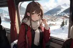 花佳ちゃん＠総参謀長（パパ）の休暇に鉄道旅