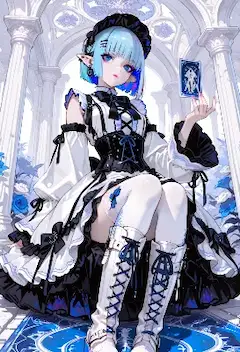 青い薔薇の館で紡ぐ運命のカード