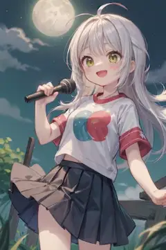 夜に歌うしろなちゃん