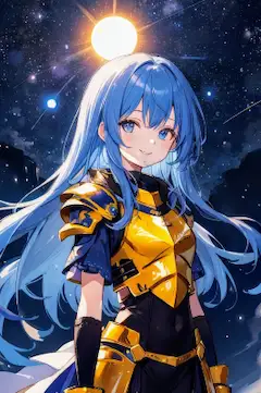 私は、ゴールド・アーマー乙女座の葵。茜の護衛隊長をしてるわ♫