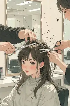 美容院で芽生える新しい自分