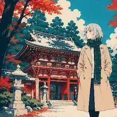 朱塗りの空間
