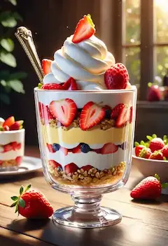 朝陽が照らすベリーパフェの秘密