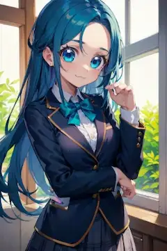 ：３　で青デコ