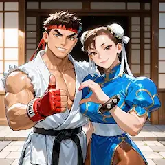 リュウとチュンリーの勝利の絆
