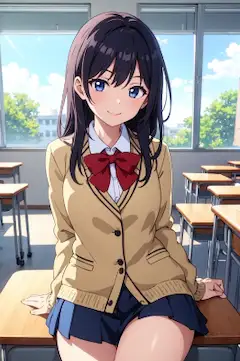 教室に二人だけ