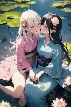 Admire the lotus