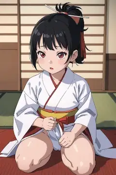 着物姿の小さい女の子