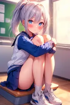 夕暮れの教室