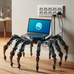 充電中