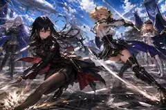 賢者の学院空兵団交流演武 ―風と竜と狐の剣舞―