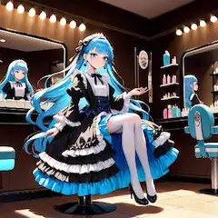 鏡の中の青いメイドの秘密