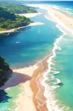 エメラルドの海に誘われる隠された楽園
