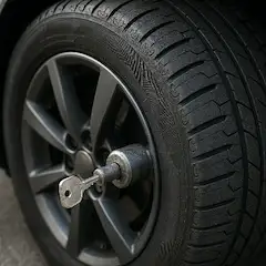 タイヤと鍵🛞🔑