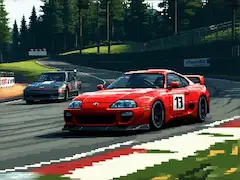 A masterpiece game where you can identify the car model just by its engine sound.