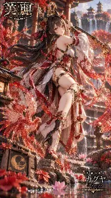 紅蓮の巫女が舞う幻想の聖域