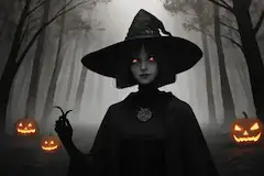 ハロウィン　魔女