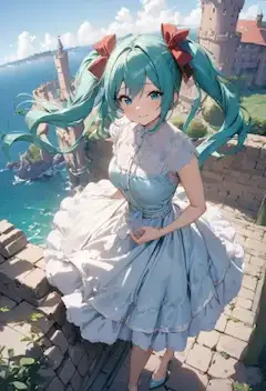 鉄壁の町と美少女