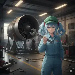 作業中に邪魔された河城さん